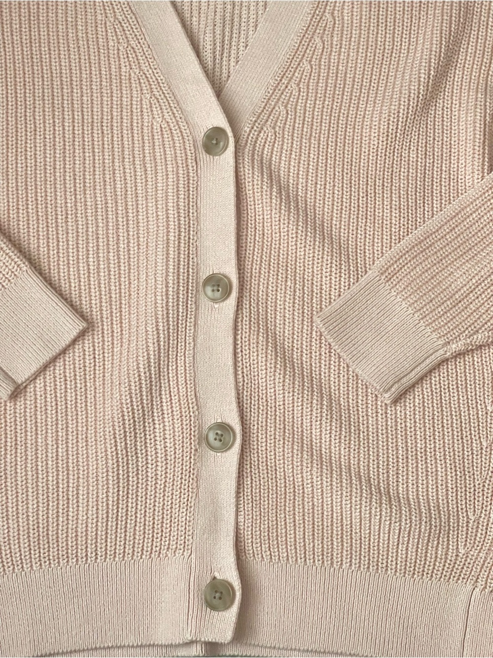 Haven Well Within Organic Cotton
Shaker Stitch Cardigan, - Picture 4 of 7